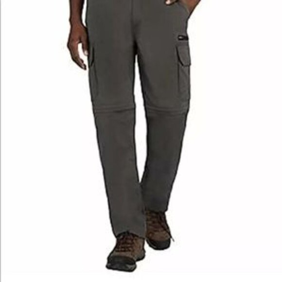 NWT BC Clothing Men's Convertible Pants / Shorts Charcoal, XL x 30 - Picture 8 of 8